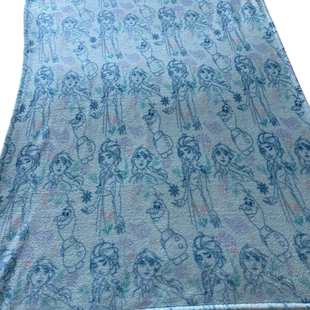 Disney Frozen Elsa‎ Olaf Fleece Blanket Kids One Size Cozy